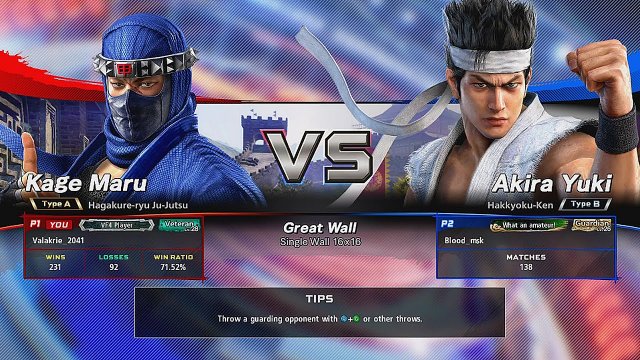 Valakrie (KA) vs Jimi Claymore (AK) 06.05.2021 (Virtua Fighter 5: Ultimate Showdown)