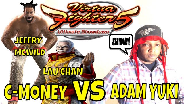 VF5US- C-MONEY VS ADAM YUKI! (Virtua Fighter 5: Ultimate Showdown)- Lau Chan VS Jeffry Matches, FGC.