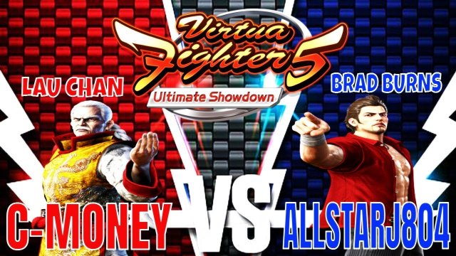 VF5US- C-MONEY VS ALLSTARJ804! (Lau Chan VS Brad Burns Gameplay, FGC)