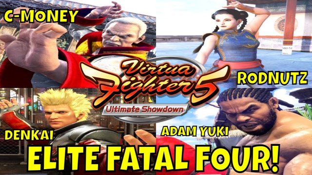 VF5US- THE ELITE FATAL FOUR! (Virtua Fighter 5: Ultimate Showdown)- Lau Chan Gameplay, FGC.)