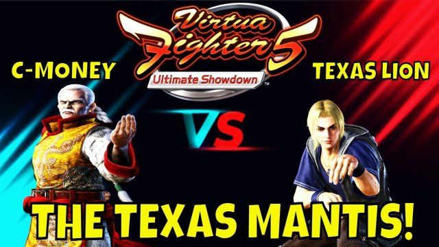 VF5US- THE TEXAS MANTIS! (Virtua Fighter 5: Ultimate Showdown)- Lau Chan VS Lion Gameplay, FGC.